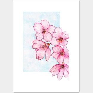 Watercolor - Sakura Posters and Art